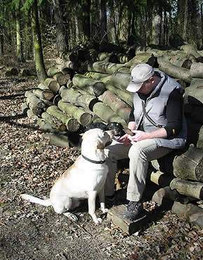 Becki mit Lotti und Benny     