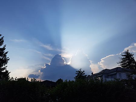 Himmel über Harleshausen im Juni 2016