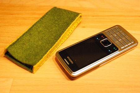 Filztasche für Handy