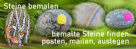 Steine bemalen - bemalte Steine finden, posten, mailen, verstecken