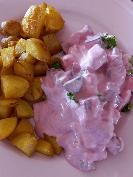 Veganer Heringssalat